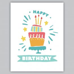 Birthday Cake Card