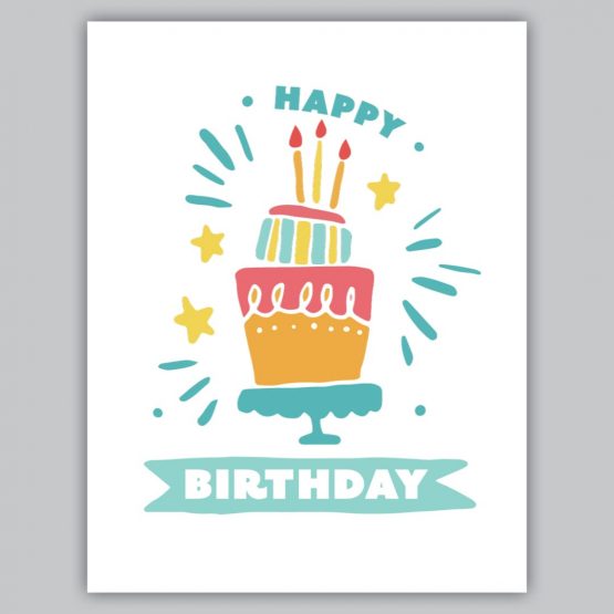 Birthday Cake Card